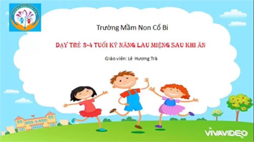 Kỹ năng lau miệng